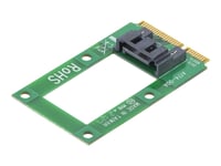 Startech.Com Msata- Till Sata-Hårddisk/Ssd-Adapter - Mini Sata- Till Sata-Omvandlarkort - Msata- Till Sata 2,5/3,5-Hårddiskadapteromvandlarkort (Msat2sat3) - Lagringskontroll - 1 Kanal - Msata - Sata 6Gb/S