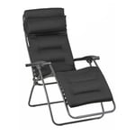 Lafuma Mobilier Adjustable RSXA Clip Zero Gravity Relaxation Chair, with Steel tubing, Standard, Air Comfort Garden Recliner Chair Ideal for the terrace, or swimming pool - Acier