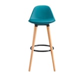 Tabouret bar H70 NORVEGE Bleu canard