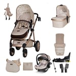 Cosatto Wow 2 travel system everything bundle Whisper Car seat base bag Footmuff