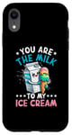 iPhone XR Funny Italian Food Milk Gelato Ice Cream Case