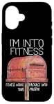 Coque pour iPhone 16 Funny Mailman Im Into Fitness Emballage entier dans votre boîte aux lettres