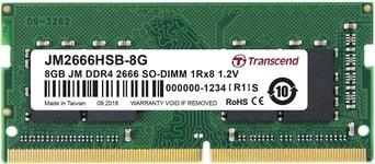 Transcend JetRam 8GB DDR4 PC4-21300 2666Mhz SO-DIMM CL19 1.2V