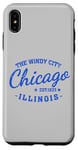 Coque pour iPhone XS Max Vintage Retro Love Chicago Illinois Windy City est une ville créée en 1833