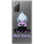 ERT GROUP mobile phone case for Samsung GALAXY NOTE 20 original and officially Licensed Disney pattern Ursula 004 optimally adapted to the shape of the mobile phone, partially transparent