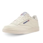 Reebok Men's Club C 85 Sneaker, Chalk Chalk Clacob, 7.5 UK