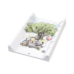 keeeper Winnie l'Ourson Matelas à Langer, Pour les Lits de Bébé de 60 cm de large, les Tables, les Baignoires, etc., Mètre intégré, Pawel, Blanc