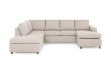 U-soffa Nevada Large Divan Höger - Beige Grå,Beige Scandinavian Choice