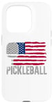 iPhone 15 Pro Pickleball American Flag July 4 Independence Day Case