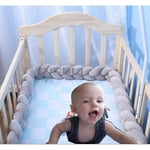 Rl Baby Upholstery Woven Knotted Ball Pillow Twist Braid Baby Bed Sleep Bumper Decoration Bed Surround