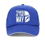 WAZHX Baseball Cap Summer Leisure Dad Hat Star Wars Unisex Snapback Hats Blue