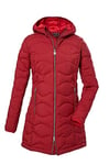 G.I.G.A. DX Femme Parka matelassée avec capuche/parka fonctionnelle aspect duvet GW 20 WMN QLTD PRK, deep red, 36, 39844-000