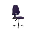 Dynamic Permanent Contact Backrest Task Operator Chair Loop Arms Eclipse I Tansy purple Seat Without Headrest High Back and Hi Rise Draughtsman Kit