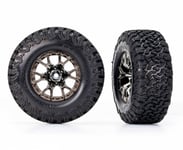 Traxxas 4210186-BLKCR Däck & Fälg BFGoodrich All-Terrain T/A Svartkrom 2.2/3.0'' 2WD Fram (2)