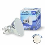 MiniSun BRANDED 3W SMD 4500K COOL WHITE GU10 Energy Saving LED Light Bulb