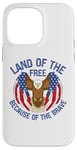 Coque pour iPhone 14 Pro Max USA Eagle Land of the Free à cause du courageux 4 juillet