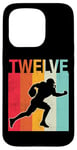 Coque pour iPhone 15 Pro Ballon de football « It's My 12th Birthday » pour garçon et fille