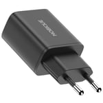 Mobique Väggladdare USB-C 20W PD svart