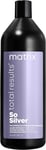 Matrix so Silver, Purple Shampoo to Brighten Blonde, Grey and Silver Hair, Helps