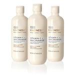 Baylis & Harding Kindness + Vitamin C & Niacinamide, Orange & Mango Fragrance, 500 ml Cleanse & Glow Body Wash (Pack of 3) - Vegan Friendly