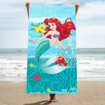 Disney Ariel Sirène Serviette Coton Serviette de Plage 70x140cm Piscine Plage