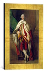 'Image encadrée de Thomas Gainsborough "Portrait James, 8 comte de Abercorn Impression d'art dans le cadre de haute qualité Photos fait main, dans la robe d'un Pairs Écossais,, 30 x 40 cm, or Raya