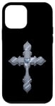 Coque pour iPhone 12 mini Croix avec cœur fée grunge Fairycore