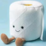 Cartoon Plush Stuffed Toy 15cm Plush Roll Paper Doll Toilet Paper Plush Doll