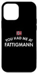 Coque pour iPhone 12 mini Fattigmann Norway Norvège Biscuit Noeud Frit Noël