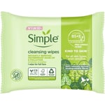 3 X Packs of Simple Kind To Skin Cleansing Facial Wipes x25