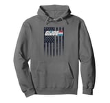 G.I. Joe 4th Of July American Flag Distressed Logo Pullover Hoodie