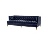 Castelle soffa savona midnight blue velvet OUTLET
