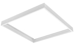 Opple Lighting Ledpanelrc2 Sq625-Surface-Kit-Wh, Ram, Vit, Gjuten Aluminium, 1,39 Kg, 637 Mm, 637 Mm