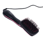 2 In 1 Hair Dryer Brush Hair Dryer Straightener Brush Heating Blow Dryer BGS