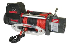 Warrior Winches Samurai V2 9500 Premium Vinsch, 12V Armortek syntet