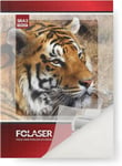 Folaser 10x film autocollant transparent SRA3 320x 450 mm film laser mat pour imprimante papier autocollant imprimante laser film polyester transparent autocollant papier autocollant