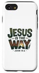 Coque pour iPhone SE (2020) / 7 / 8 Jésus Est Le Chemin Jean 14:6 Style Campagne