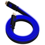 Floating Grip High Speed LED HDMI Kabel - 8K - Blå - 1.5 m