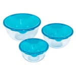 Pyrex 3 Piece Prep & Store Bowl Set