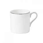 Wedgwood Vera Wang Blanc Sur Blanc Overkopp Mocca 8cl