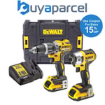 Dewalt DCK266D2T 18v Brushless DCD796 Combi Drill DCF887 Impact Driver 2 x 2.0ah