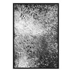 Artze Wall Art Abstract Oil 5 Poster, 30 cm Width x 40 cm Height, Black/Grey