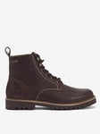 Barbour Foggy Derby Lace Up Boots - Dark Brown, Dark Brown, Size 9, Men