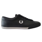 Fred Perry B7163 184 Mens Trainers - Black Leather - Size UK 3