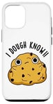 Coque pour iPhone 12/12 Pro Jeu de mots « I Dough Know Funny Food »