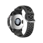 Silikonarmband Sport Garmin Epix Pro 47mm Gen 2 svart