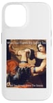 Coque pour iPhone 14 Drôle Femme Rage Peinture Spill the Tea Gossip Art Meme