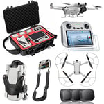 STARTRC Mini 3 Pro Accessoire Kits,7 En 1 Étui Étanche,HD Verre, Filtres, Porte-hélice, Protège-hélice, Tour De Cou, Train D'atterrissage Pour DJI Mini 3 Pro Accessoire(Hors Drone Et Contrôleur)