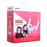 GROOV-E KIDZ DJ STYLE STEREO OVER EAR HEADPHONES FOR KIDS - PINK - GV590P