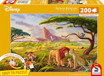 Schmidt Game 56560 Puzzle 200 pièces Thomas Kinkade Disney The Lion King Remember Who You are, Multicolore